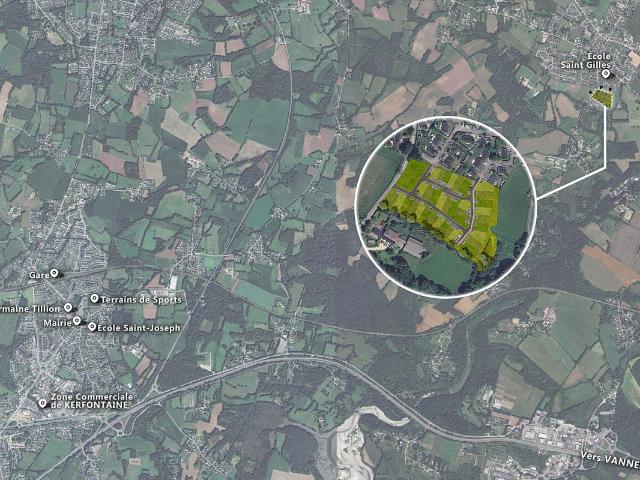 VENTE TERRAIN À BÂTIR À PLUNERET 56
