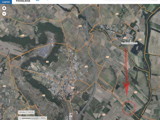 Vente Terrain agricole 2490 m2 Cazouls d'Hérault