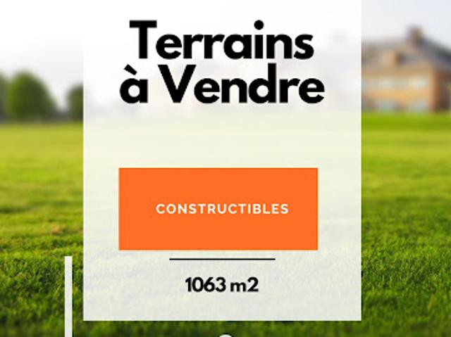Vente Terrain constructible 1063 m2 Saint Clair de la Tour
