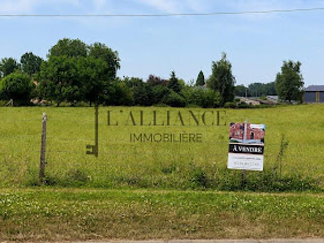 Vente Terrain constructible 1000 m2 Bonnieres