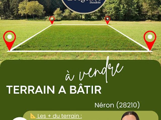 Vente Terrain constructible 1039 m2 Maintenon
