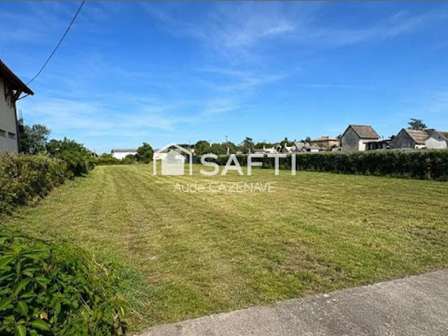 Vente Terrain constructible 1100 m2 Sainte Bazeille