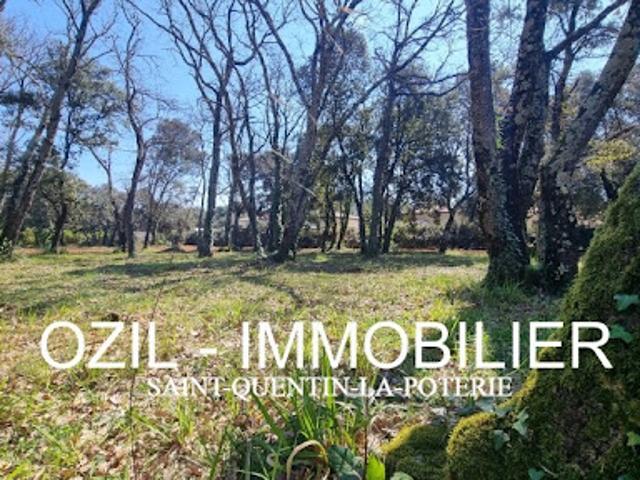 Vente Terrain constructible 1200 m2 Saint Quentin la Poterie