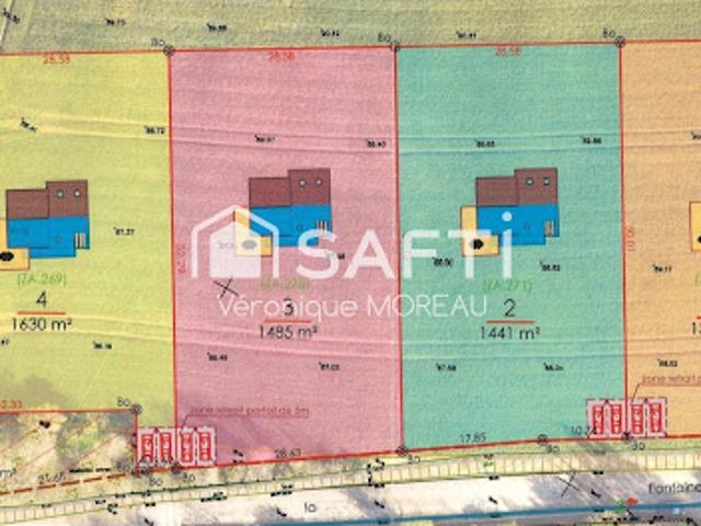 Vente Terrain constructible 1315 m2 Maizet