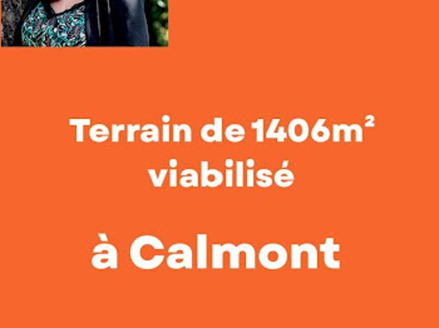Vente Terrain constructible 1406 m2 Calmont