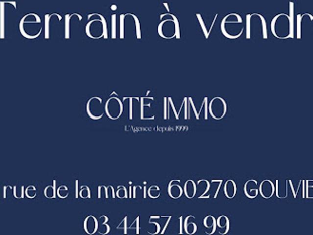 Vente Terrain constructible 1680 m2 Gouvieux