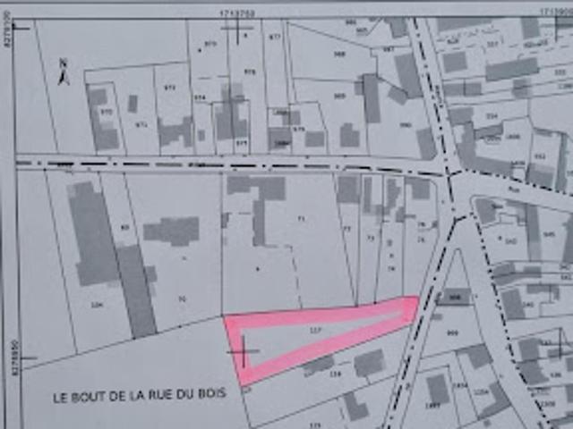 Vente Terrain constructible 2009 m2 Flavy le Martel