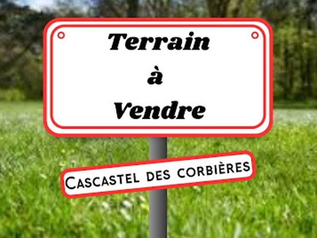 Vente Terrain constructible 2038 m2 Cascastel des Corbières