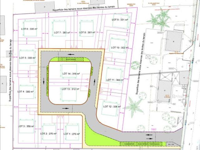 Vente Terrain constructible 316 m2 Pont de Chéruy