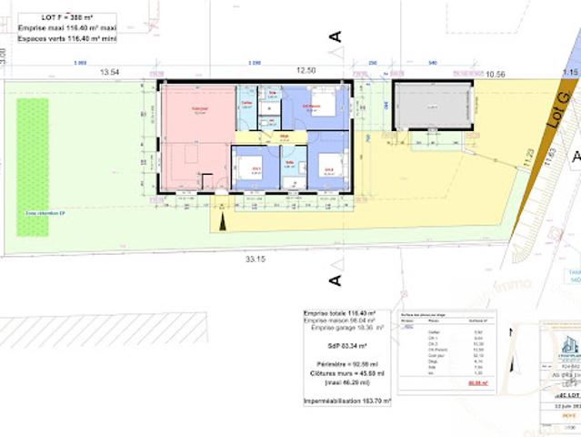 Vente Terrain constructible 388 m2 Allègre les Fumades