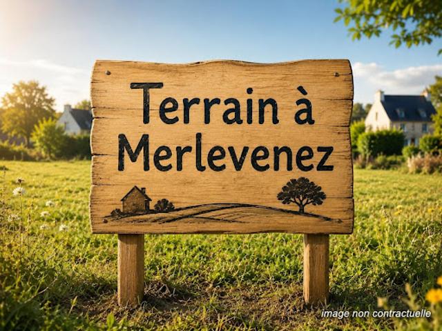 Vente Terrain constructible 457 m2 Merlevenez