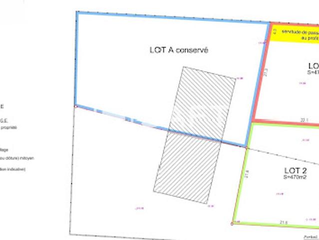 Vente Terrain constructible 470 m2 Parempuyre