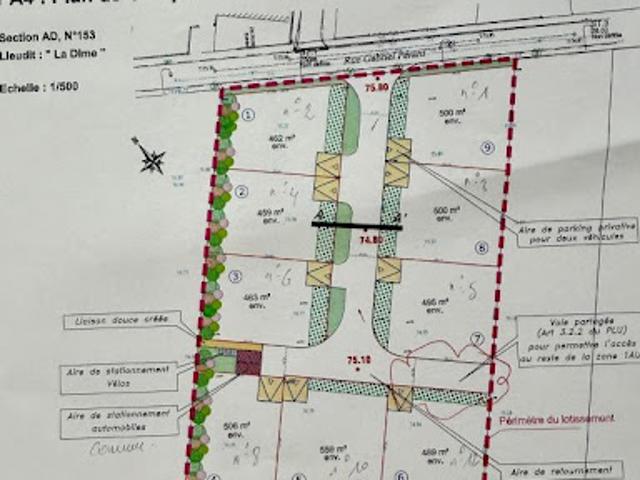 Vente Terrain constructible 506 m2 Loivre