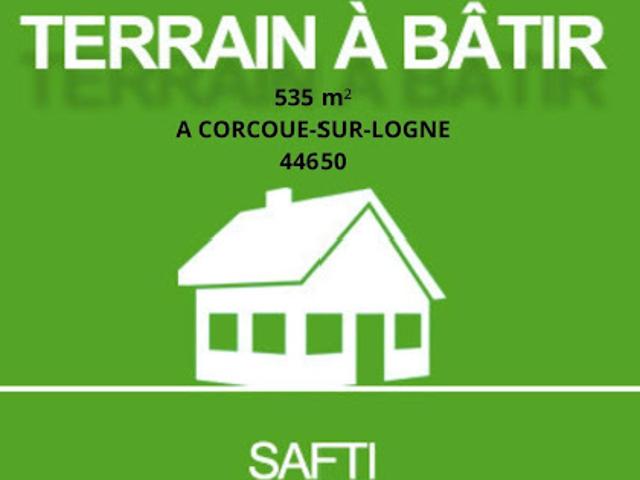 Vente Terrain constructible 535 m2 Corcoué sur Logne