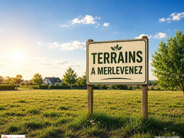 Vente Terrain constructible 544 m2 Merlevenez