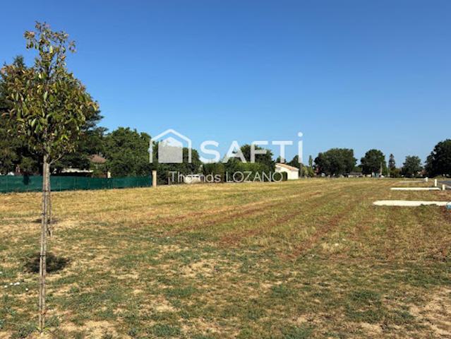 Vente Terrain constructible 545 m2 Estillac