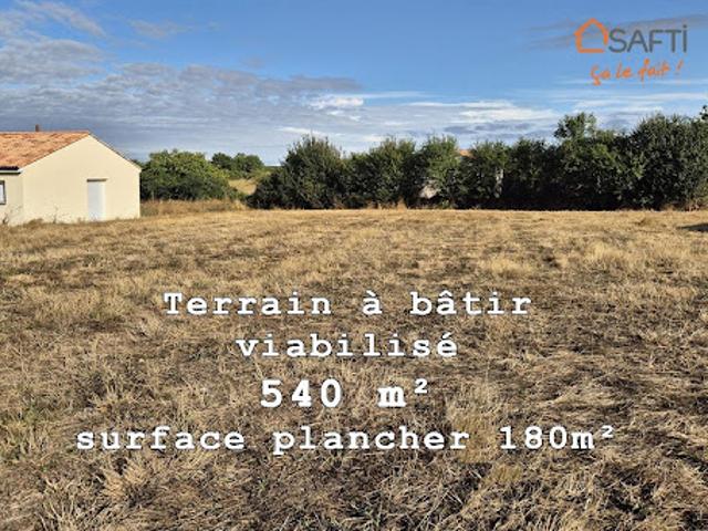 Vente Terrain constructible 540 m2 Thorigny