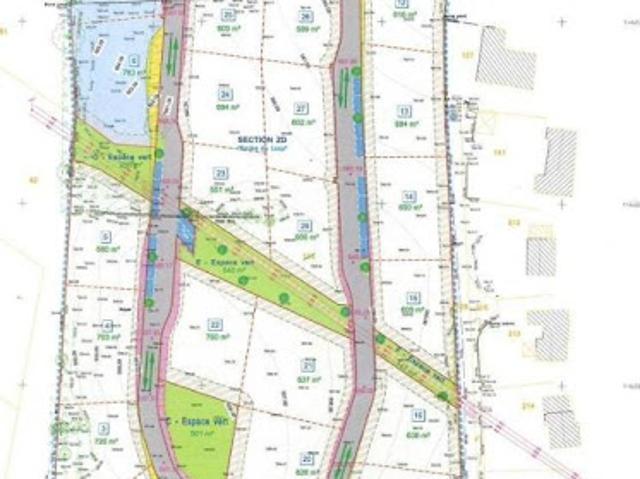 Vente Terrain constructible 551 m2 L'Hôpital du Grosbois