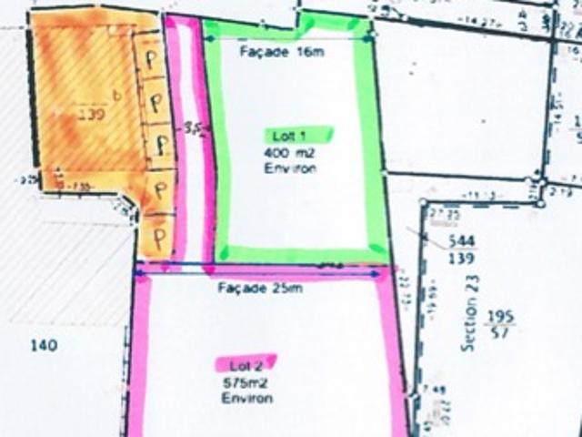 Vente Terrain constructible 575 m2 Sierck les Bains