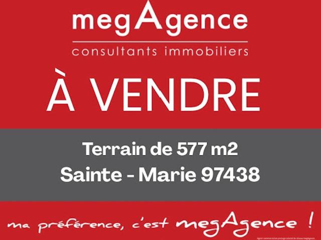 Vente Terrain constructible 577 m2 Sainte Marie