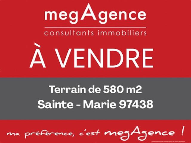 Vente Terrain constructible 580 m2 Sainte Marie