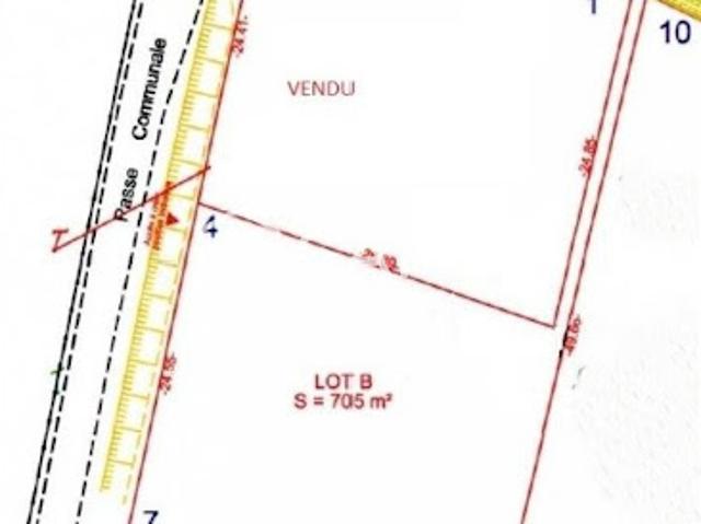 Vente Terrain constructible 705 m2 Belin Béliet