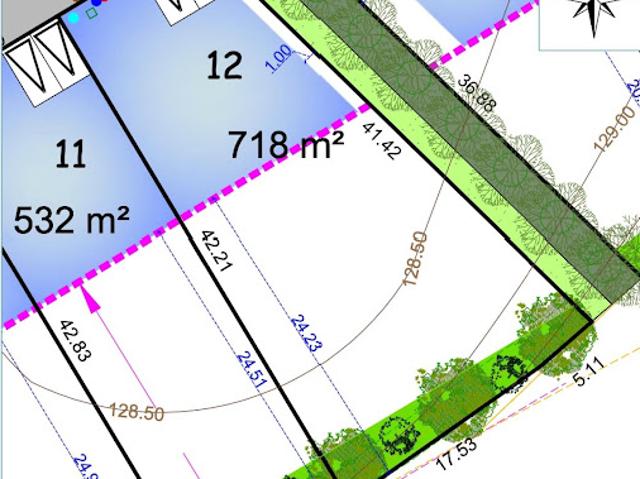Vente Terrain constructible 718 m2 Elven