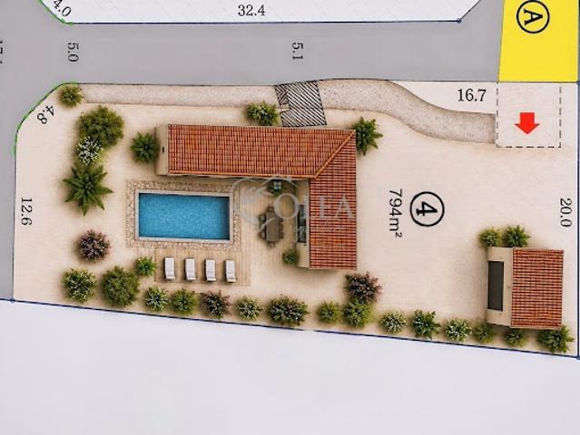 Vente Terrain constructible 794 m2 Saint Quentin la Poterie