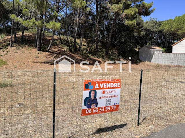 Vente Terrain constructible 797 m2 La Tranche sur Mer