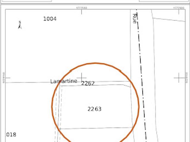 Vente Terrain constructible 800 m2 Colleret
