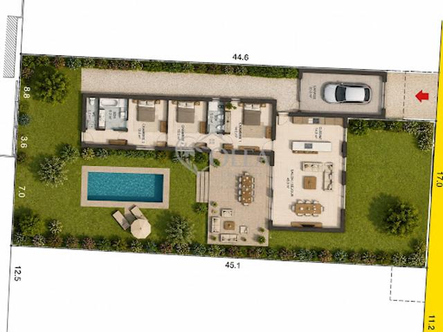 Vente Terrain constructible 816 m2 Saint Quentin la Poterie
