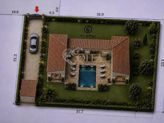 Vente Terrain constructible 845 m2 Saint Quentin la Poterie