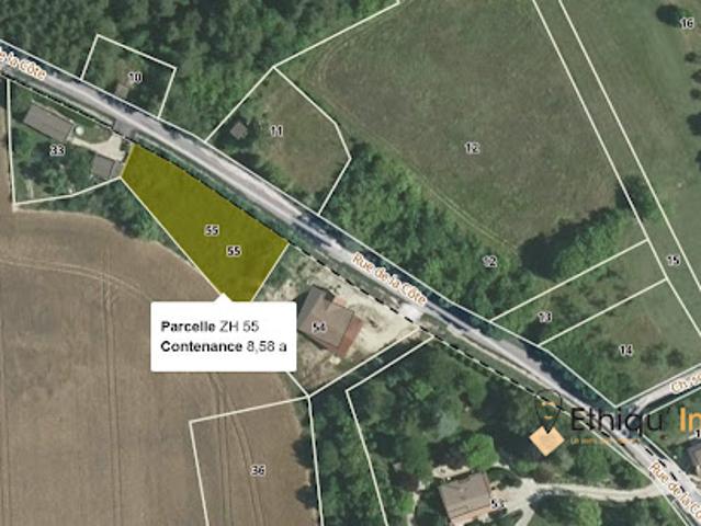 Vente Terrain constructible 858 m2 Soncourt sur Marne
