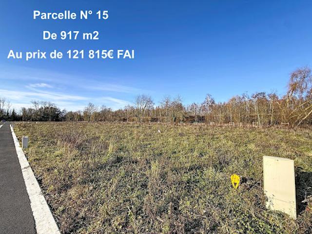 Vente Terrain constructible 917 m2 Mericourt