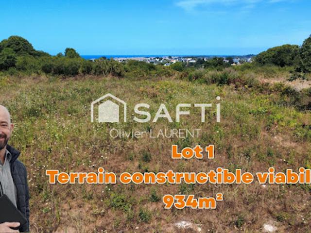 Vente Terrain constructible 934 m2 Trévou Tréguignec