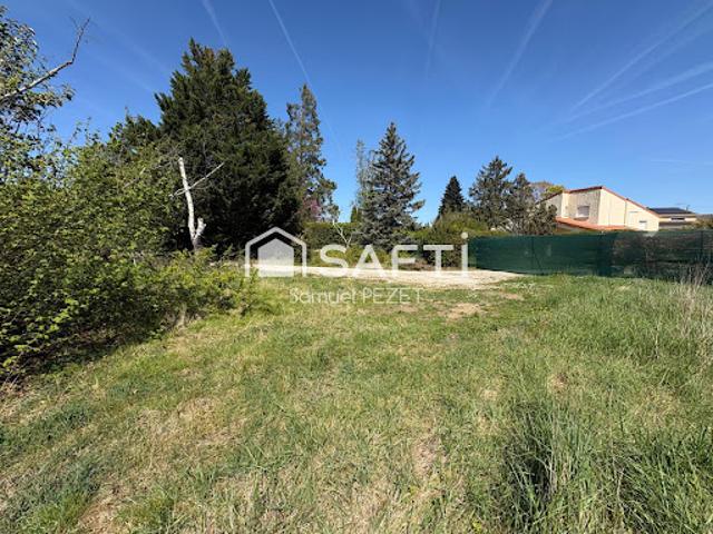 Vente Terrain constructible 961 m2 Villeneuve Tolosane
