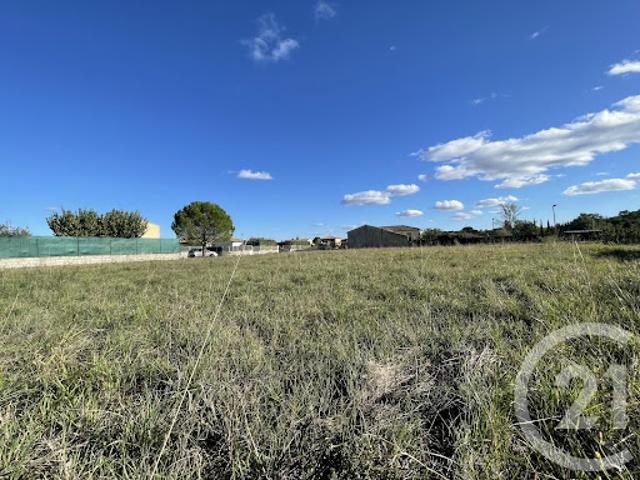 Vente Terrain constructible 979 m2 Vezenobres