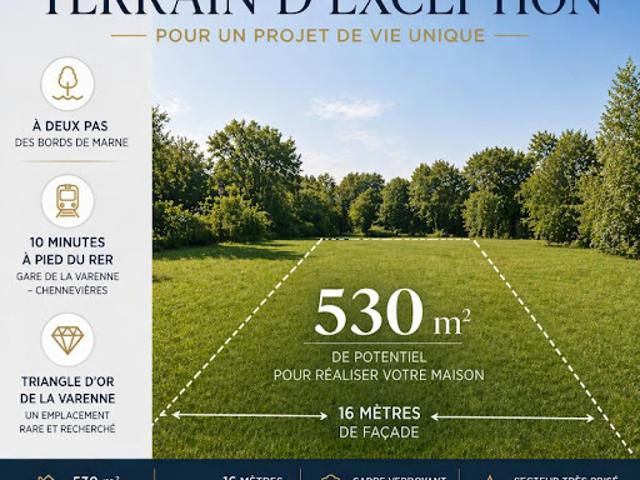 Vente Terrain La Varenne Saint Hilaire