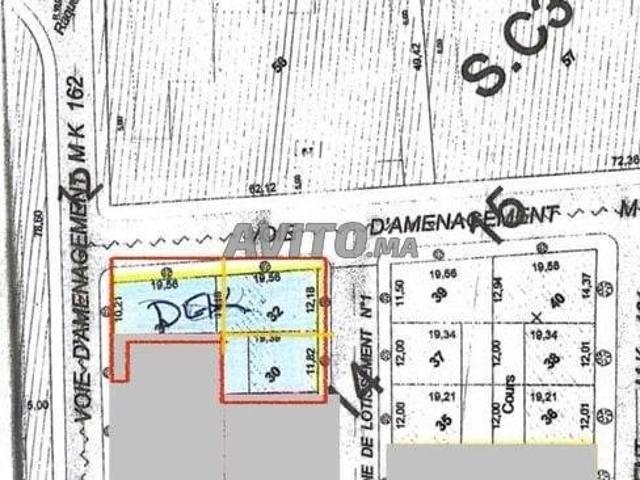 Vente terrain zone immeuble R+3