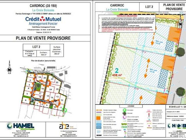 Vente Terrain 0 m2 Cardroc