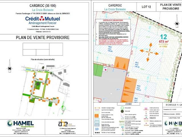 Vente Terrain 0 m2 Cardroc