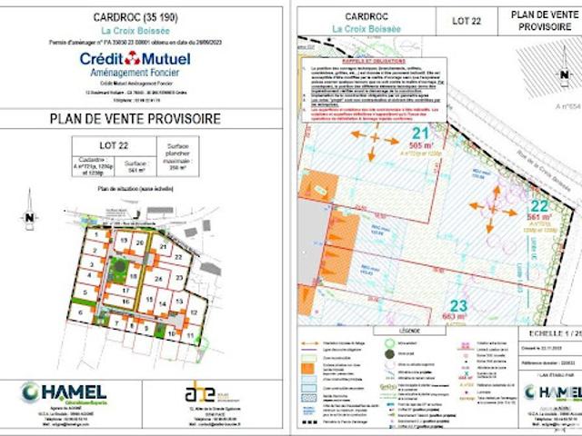 Vente Terrain 0 m2 Cardroc