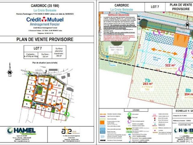 Vente Terrain 0 m2 Cardroc