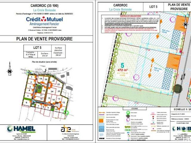 Vente Terrain 0 m2 Cardroc