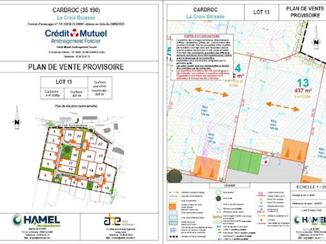 Vente Terrain 0 m2 Cardroc