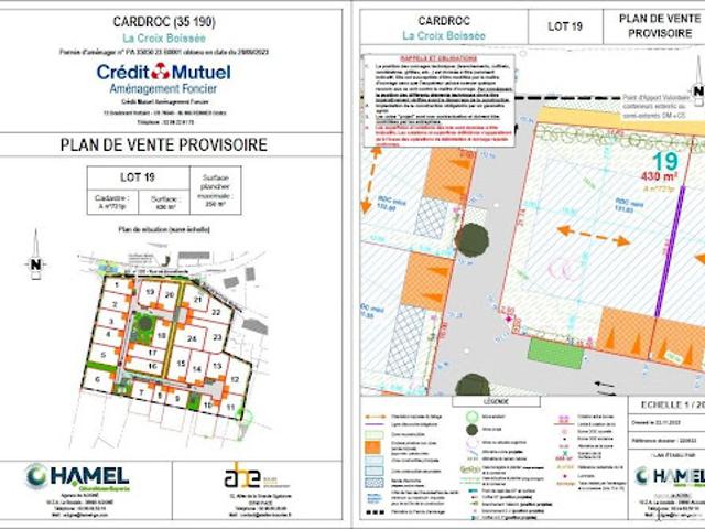 Vente Terrain 0 m2 Cardroc