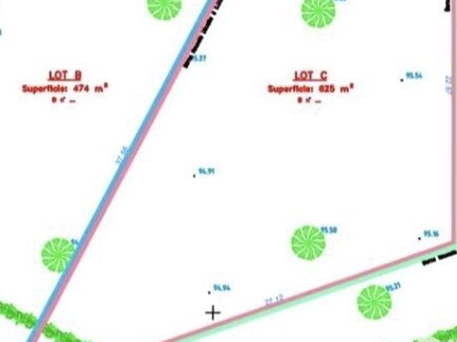 Vente Terrain 625 m2 Oissery