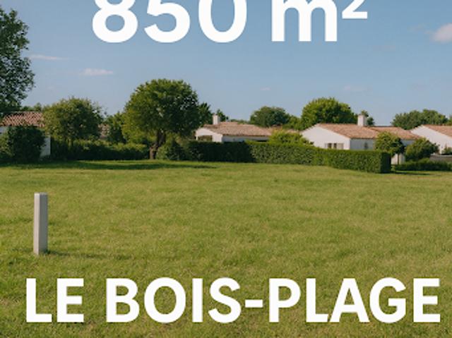 Vente Terrain 850 m2 Le bois plage en re