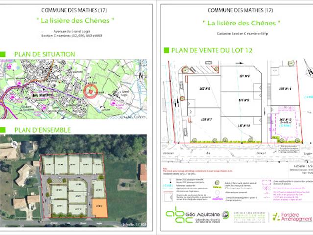 Vente Terrain 443 m2 Les Mathes