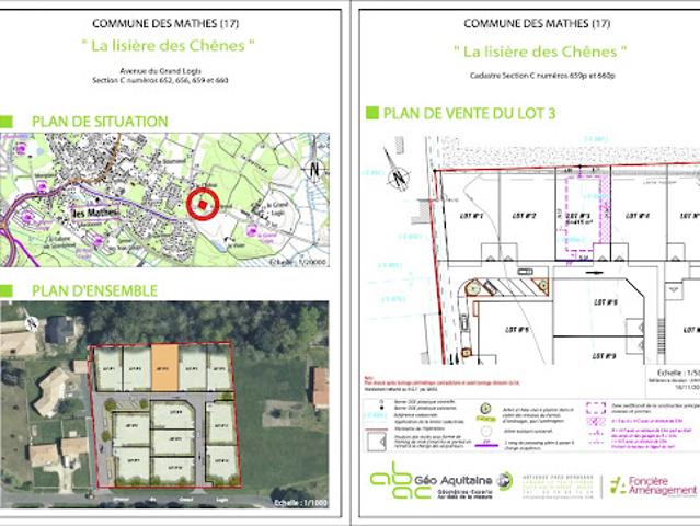 Vente Terrain 415 m2 Les Mathes
